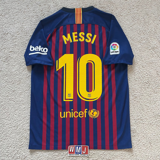 Barcelona 2018/19 home x Messi #10 (M)