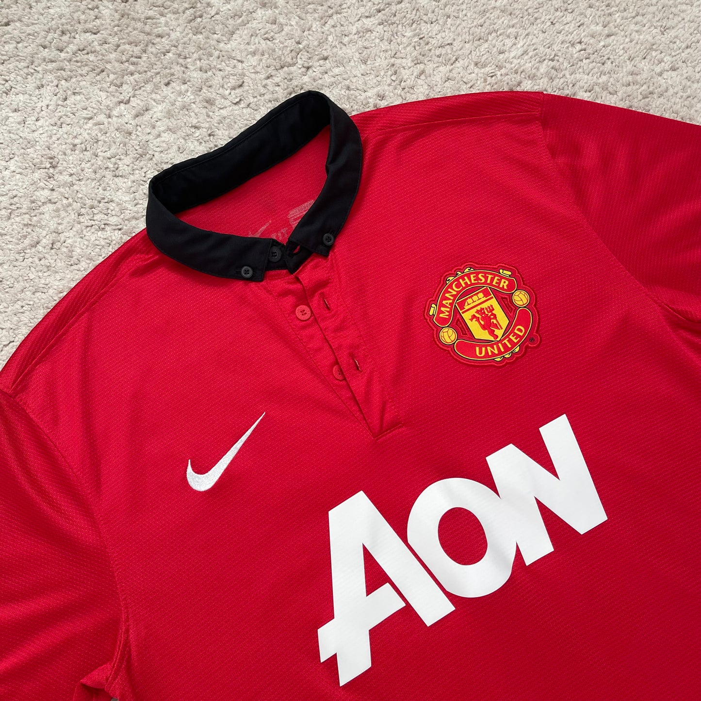 Manchester United 2013/14 home x Chicharito Hernandez #14 (M)