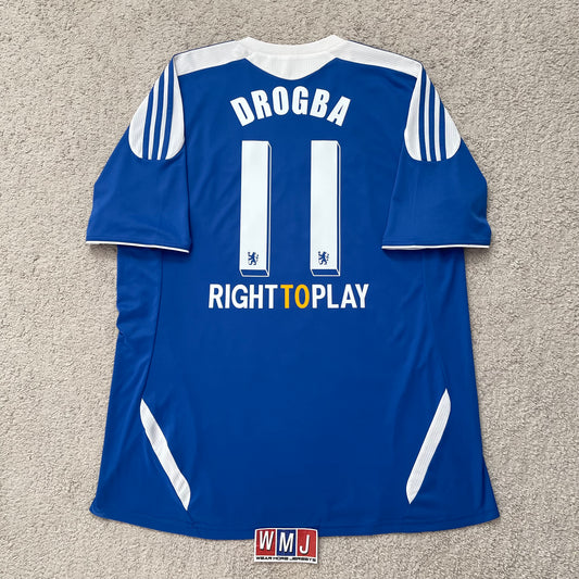Chelsea 2011/12 home CHAMPIONS LEAGUE WINNERS x Didier Drogba #11 (XXL)
