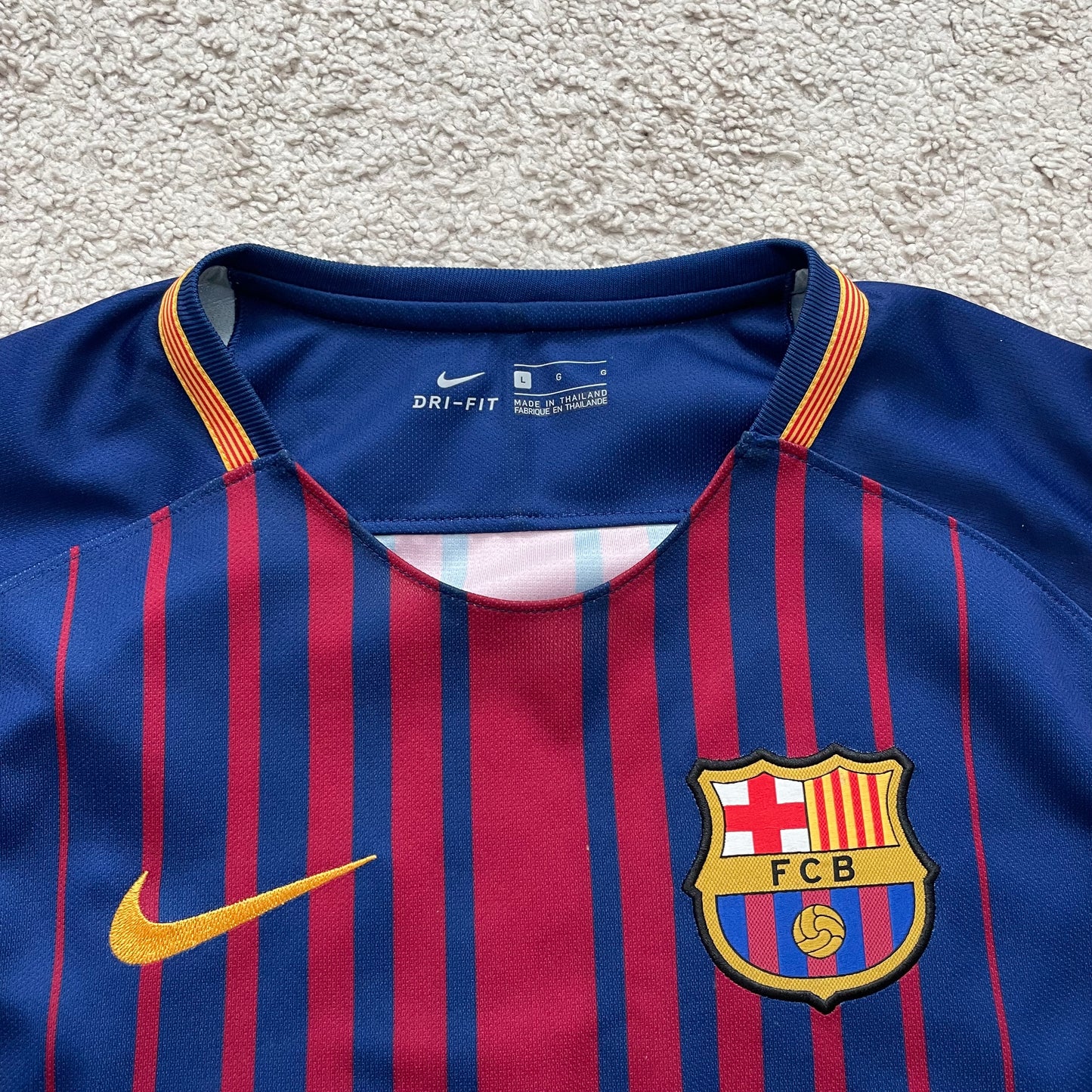 Barcelona 2017/18 home x Messi #10 (L)