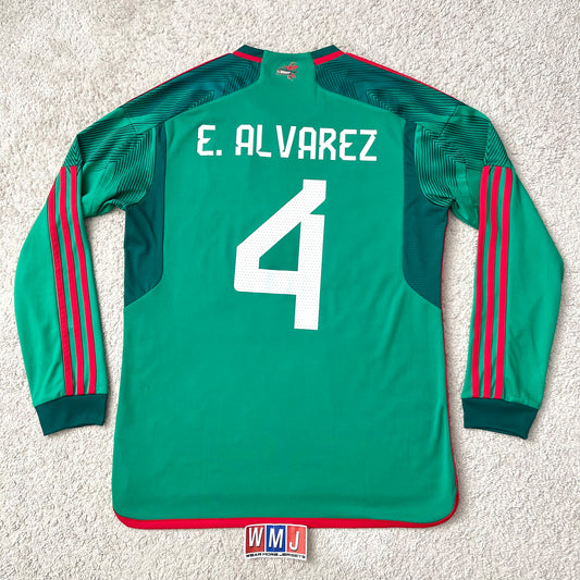 Mexico 2022 World Cup home LONG SLEEVES x Edson Alvarez #4 (L)
