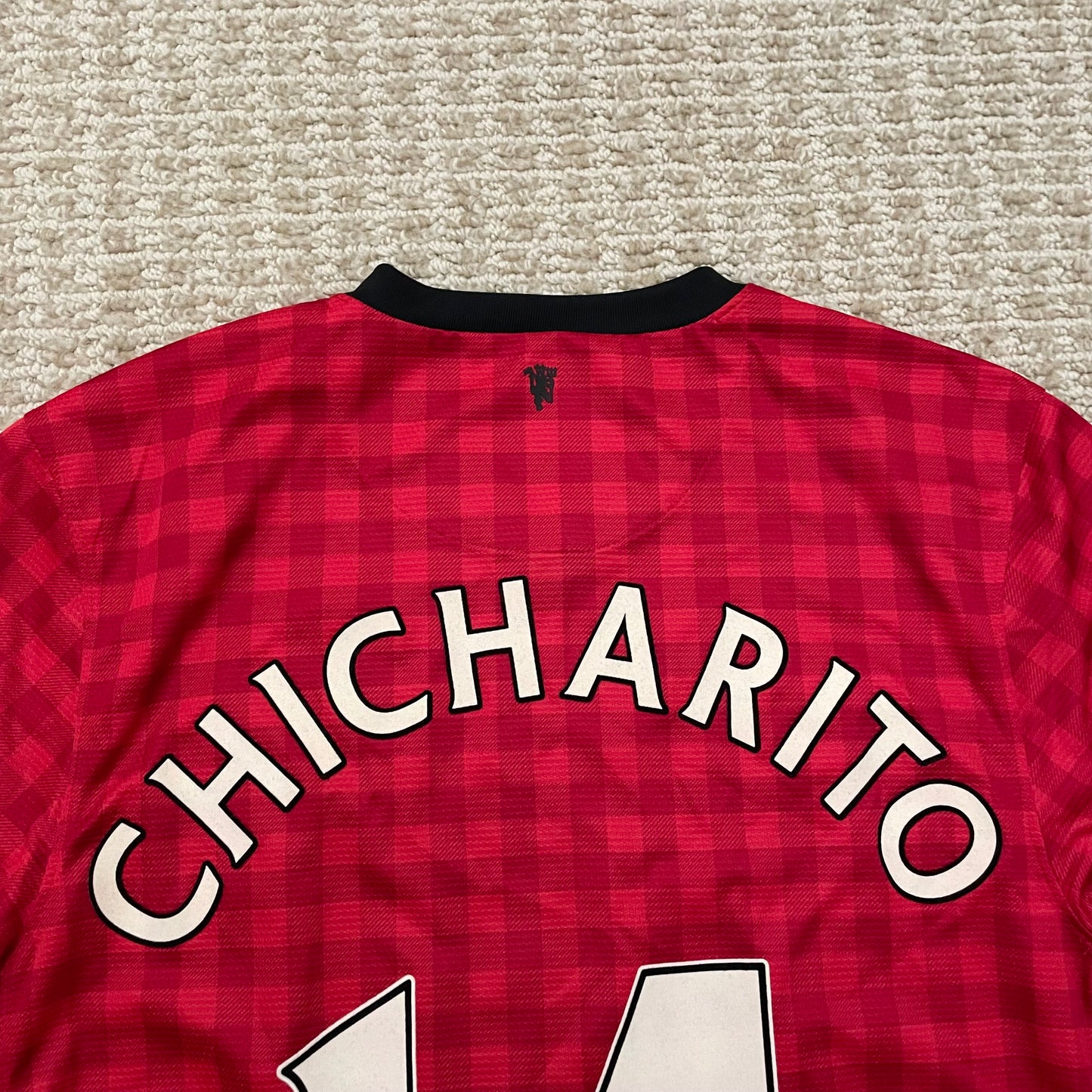 Manchester United 2012/13 home x Chicharito Hernandez #14 (S)