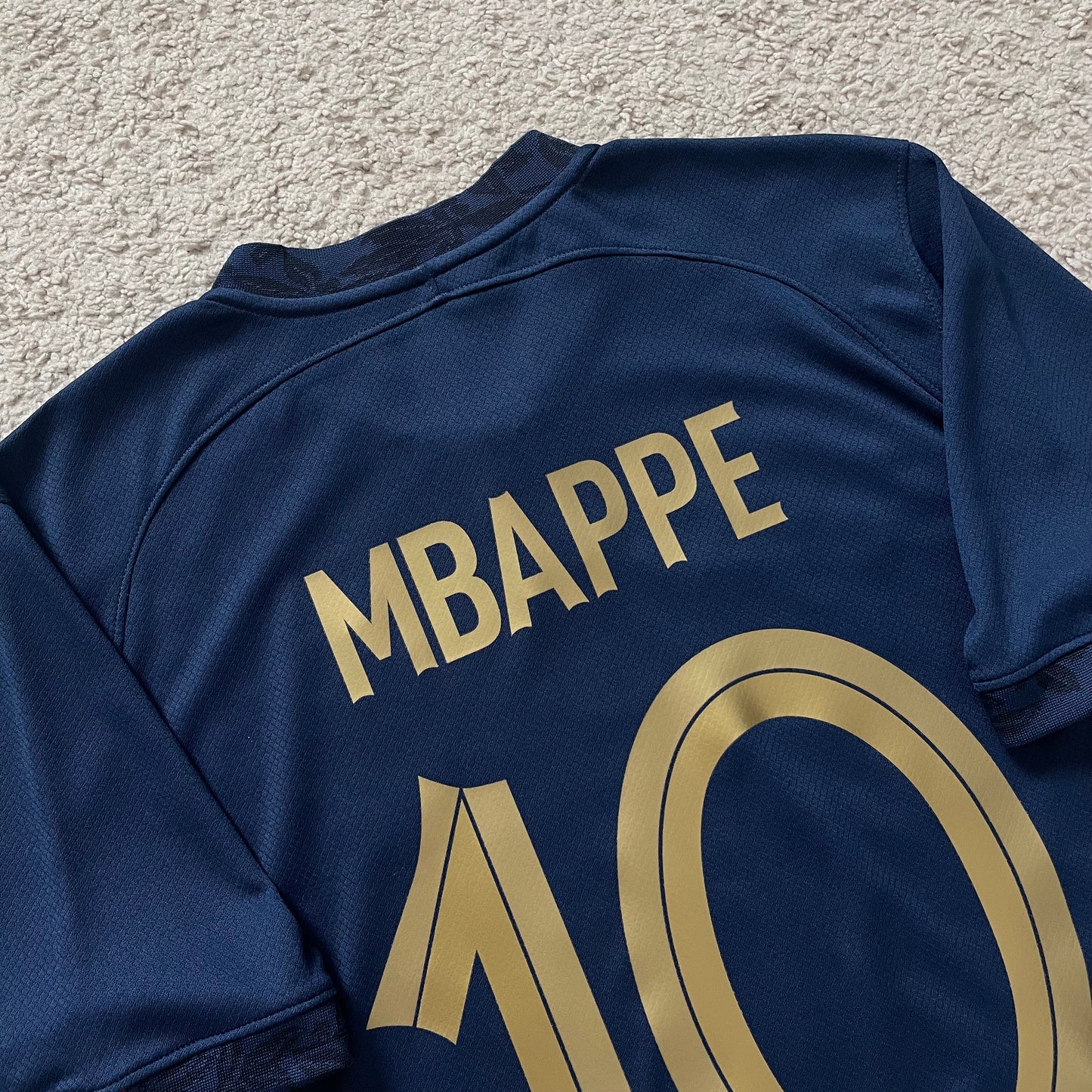 France 2022 World Cup home x Kylian Mbappe #10 (M)