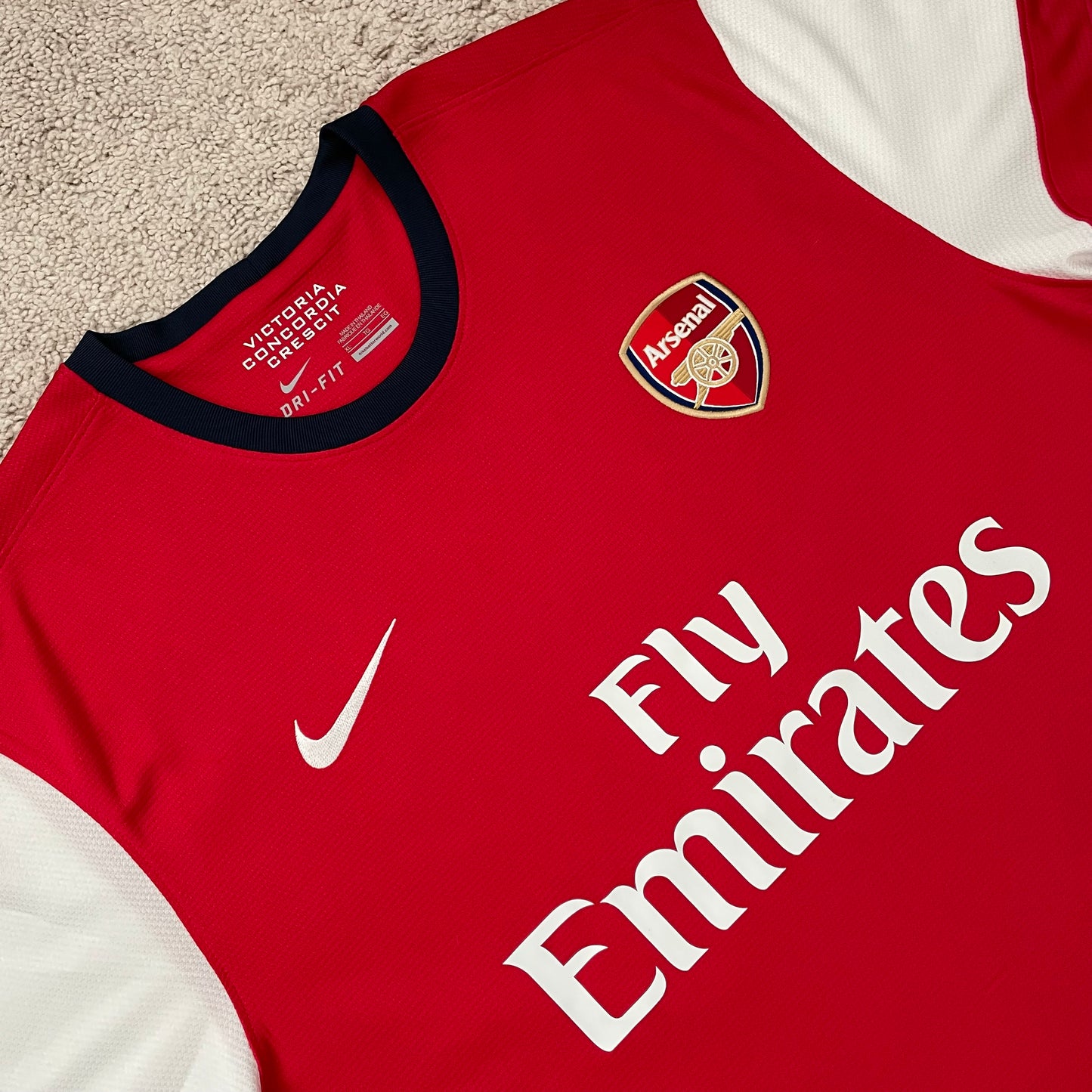 Arsenal 2013/14 home x Mikel Arteta #8 (XL)