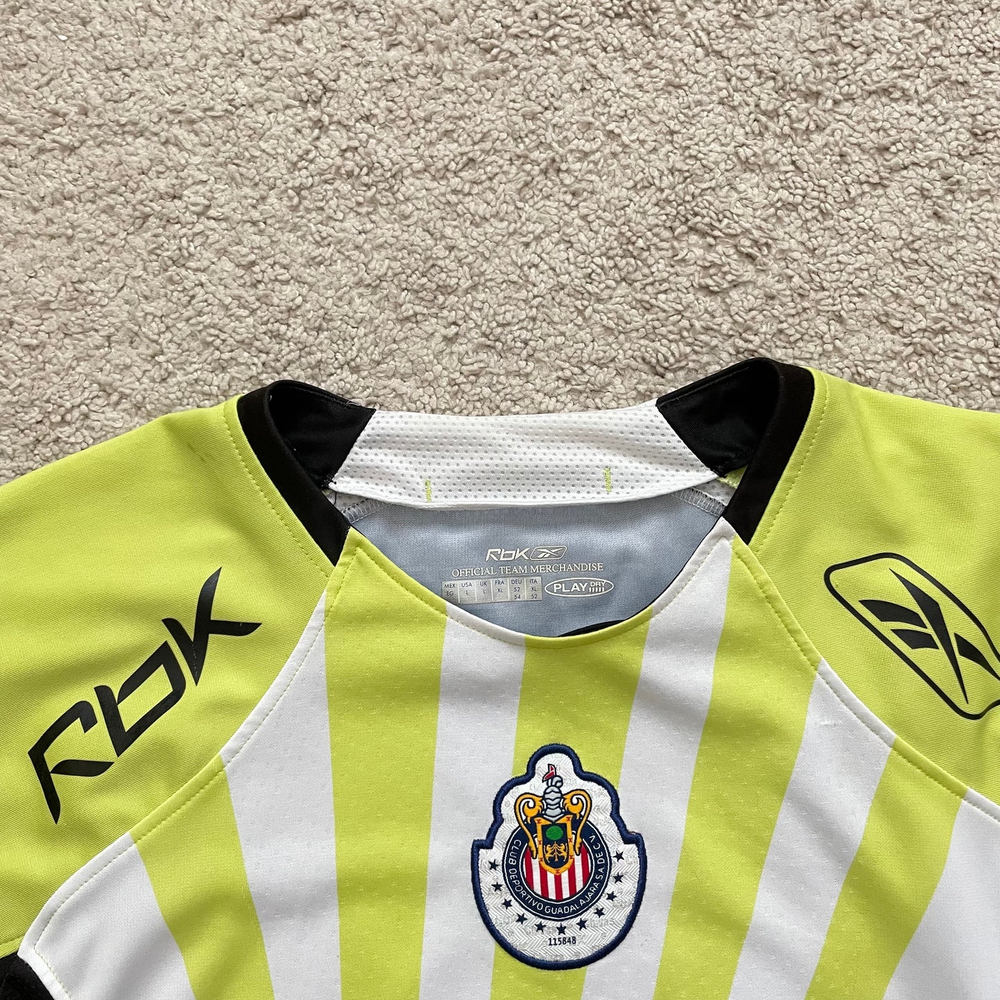Chivas de Guadalajara 2008/09 away x Chicharito Hernandez #14 (L)