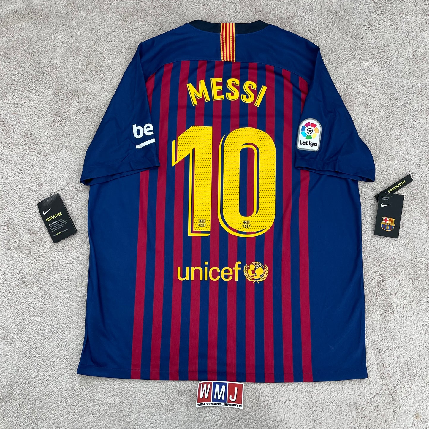 Barcelona 2018/19 home x Messi #10 (XL) *BRAND NEW WITH TAGS