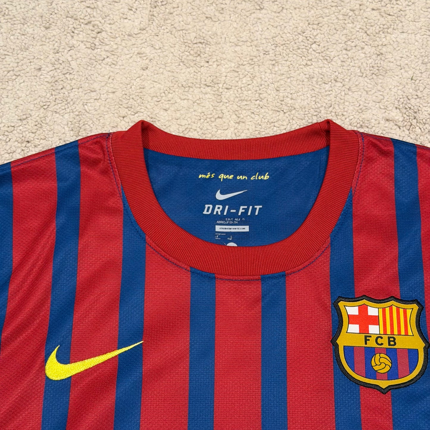 Barcelona 2011/12 home x Messi #10 (M)