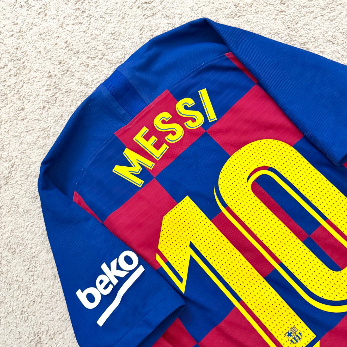 Barcelona 2019/20 home PLAYER VERSION x Messi #10 (M)