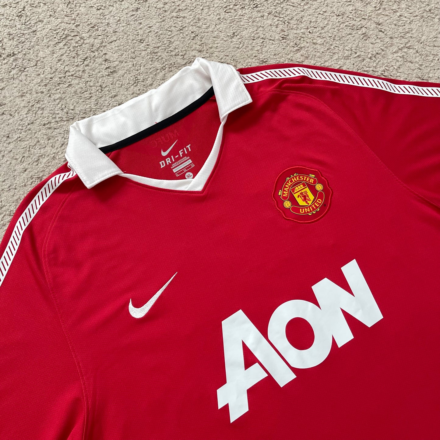 Manchester United 2010/11 home x Paul Scholes #18 (XL)