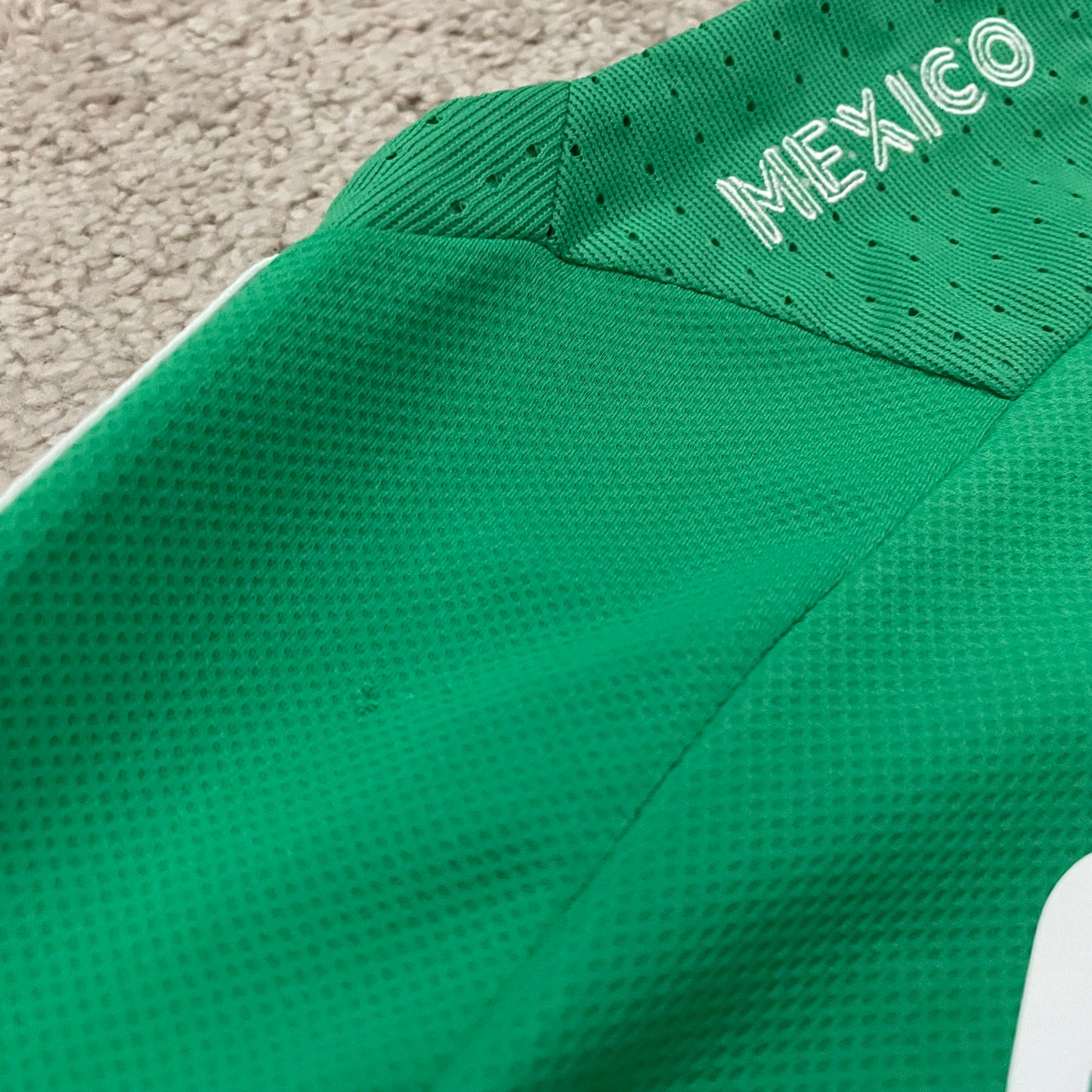 Mexico 2008/09 home 3/4 SLEEVES x Rafa Marquez #4 (XL) *has some holes and stains*