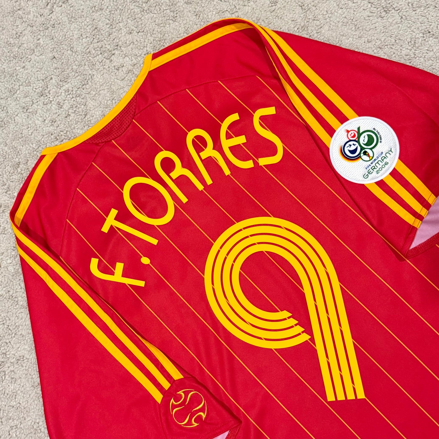 Spain 2006 World Cup home x Fernando 'El Niño' Torres #9 (XL)