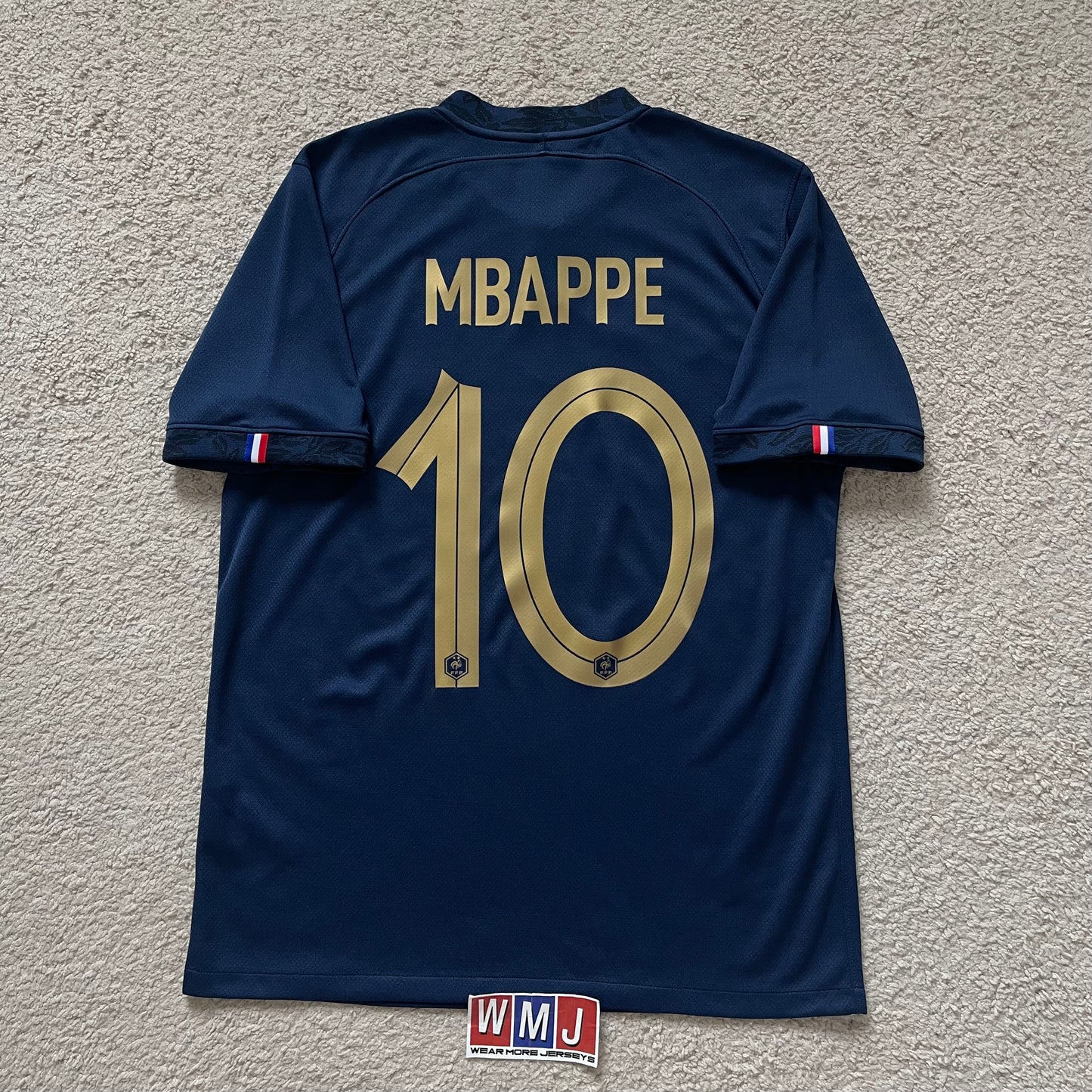 France 2022 World Cup home x Kylian Mbappe #10 (M)