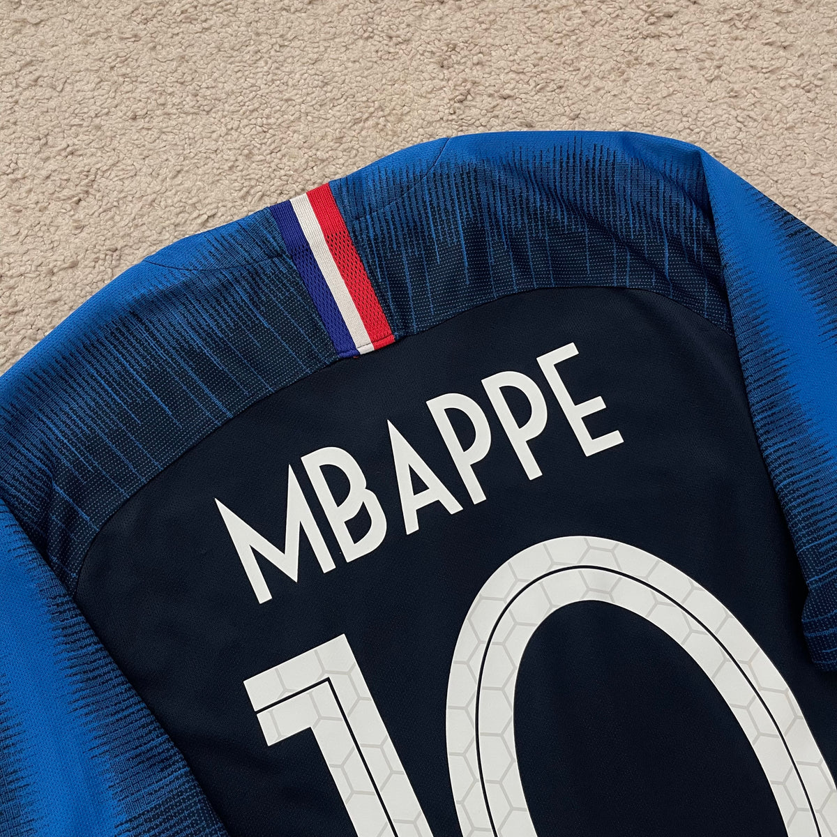 France 2018 World Cup home x Kylian Mbappe #10 (M)