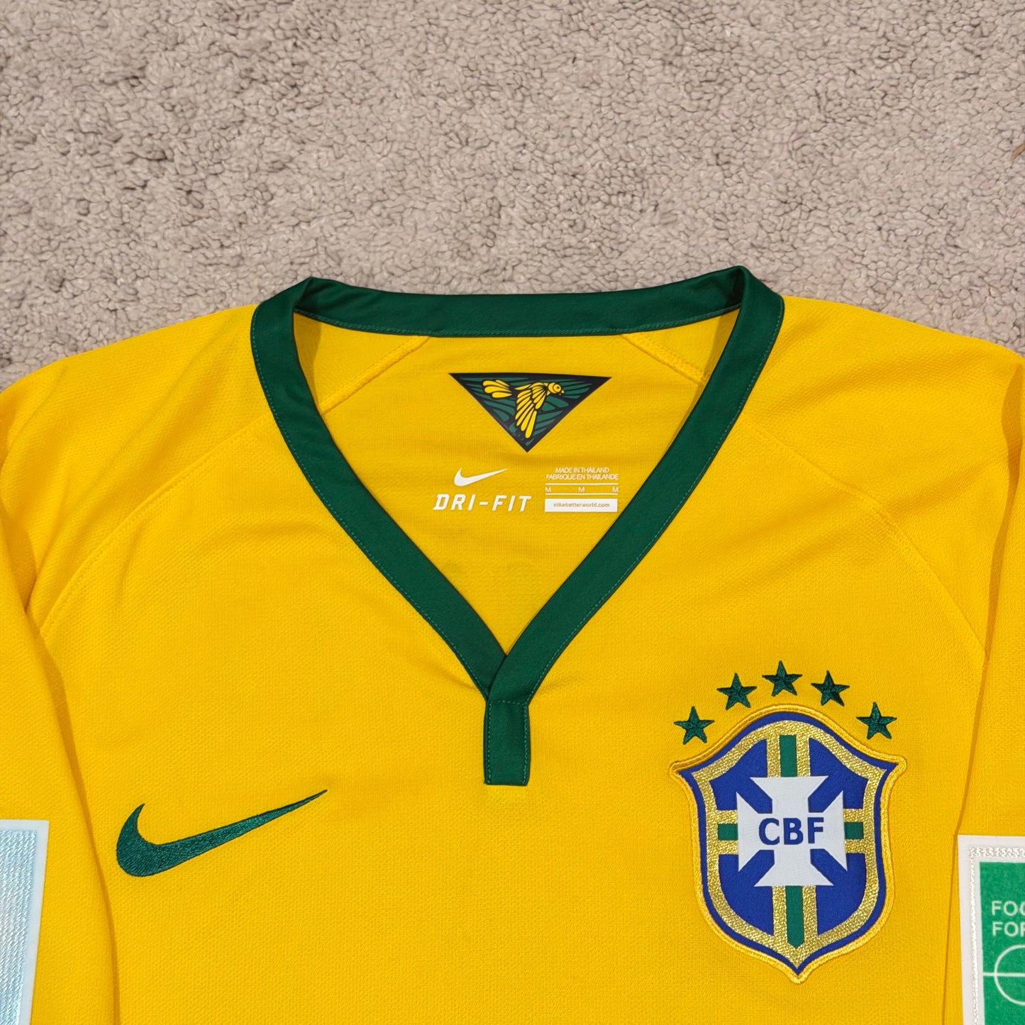 Brazil 2014 World Cup home x Neymar Jr #10 (M)