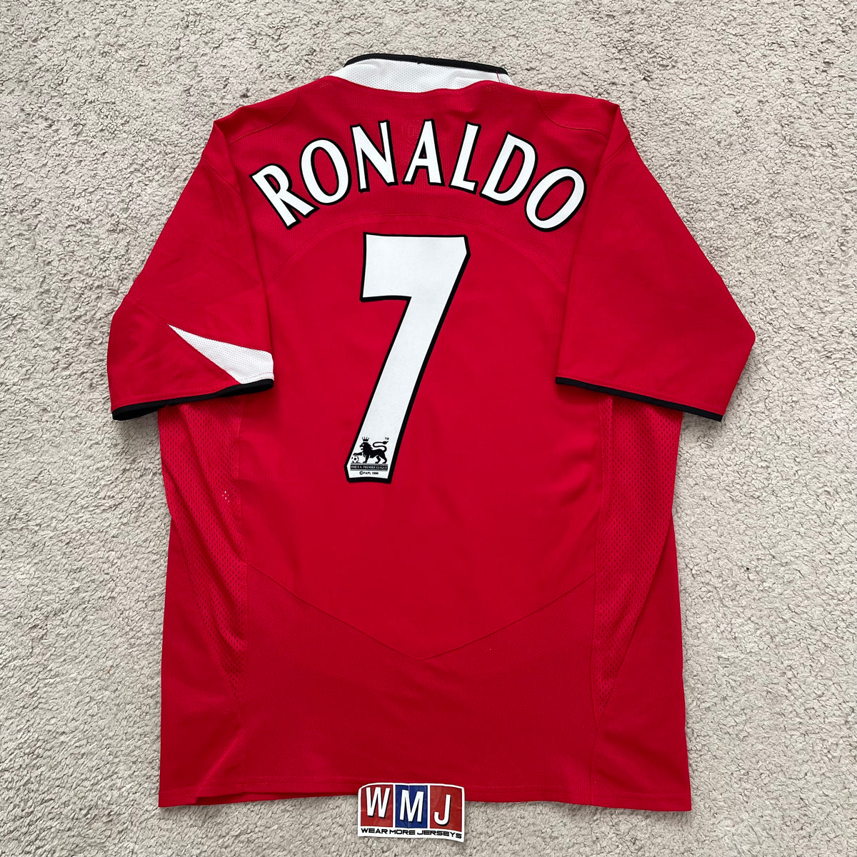 Manchester United 2004/2005/2006 home x Cristiano Ronaldo #7 (M)