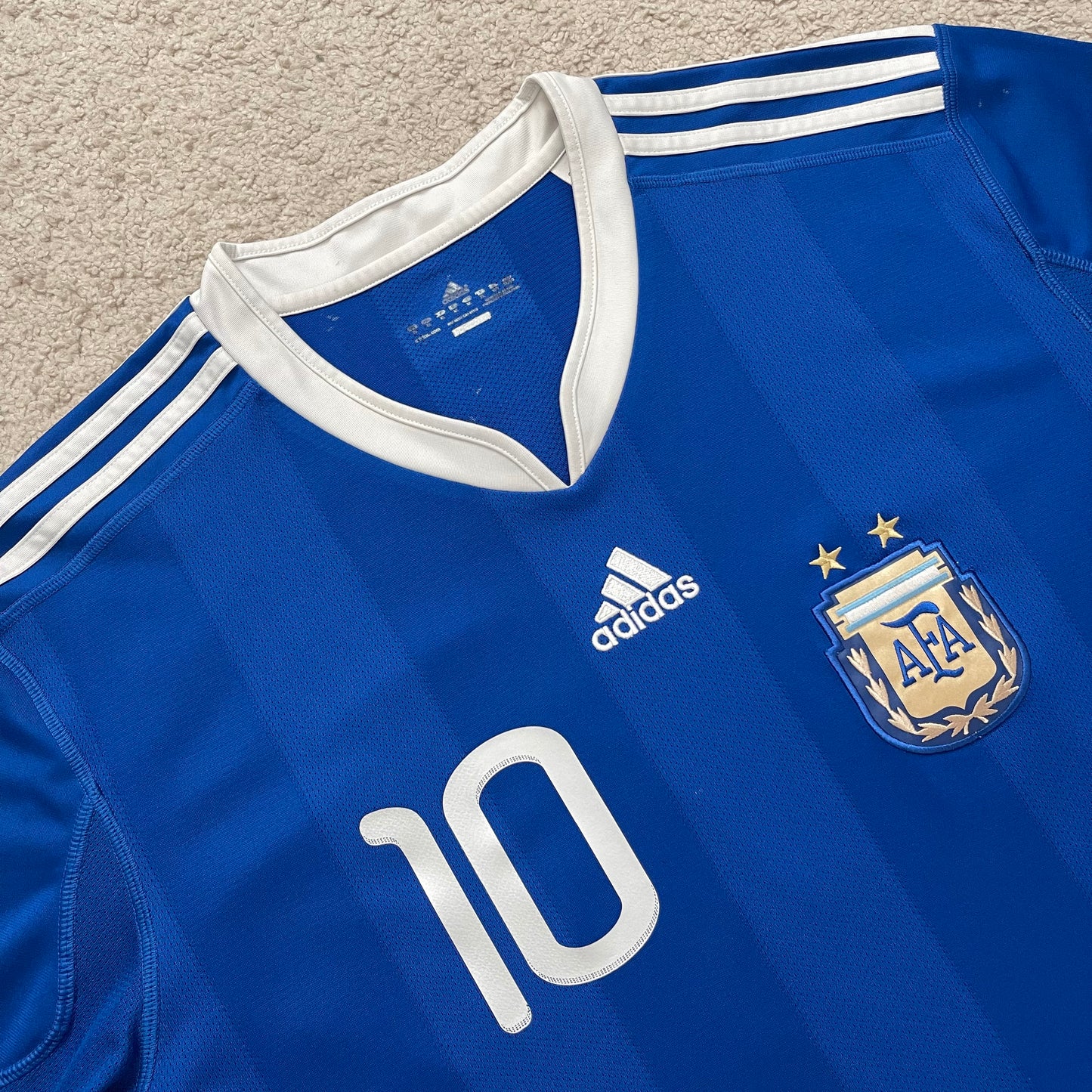 Argentina 2010 World Cup away x Messi #10 (XL)