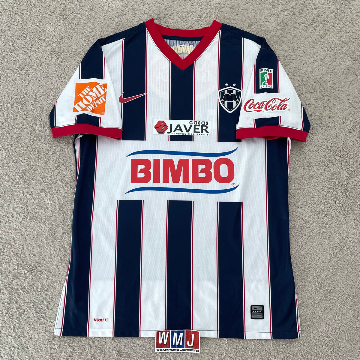 Rayados de Monterrey 2009/10 home PLAYER VERSION (L)