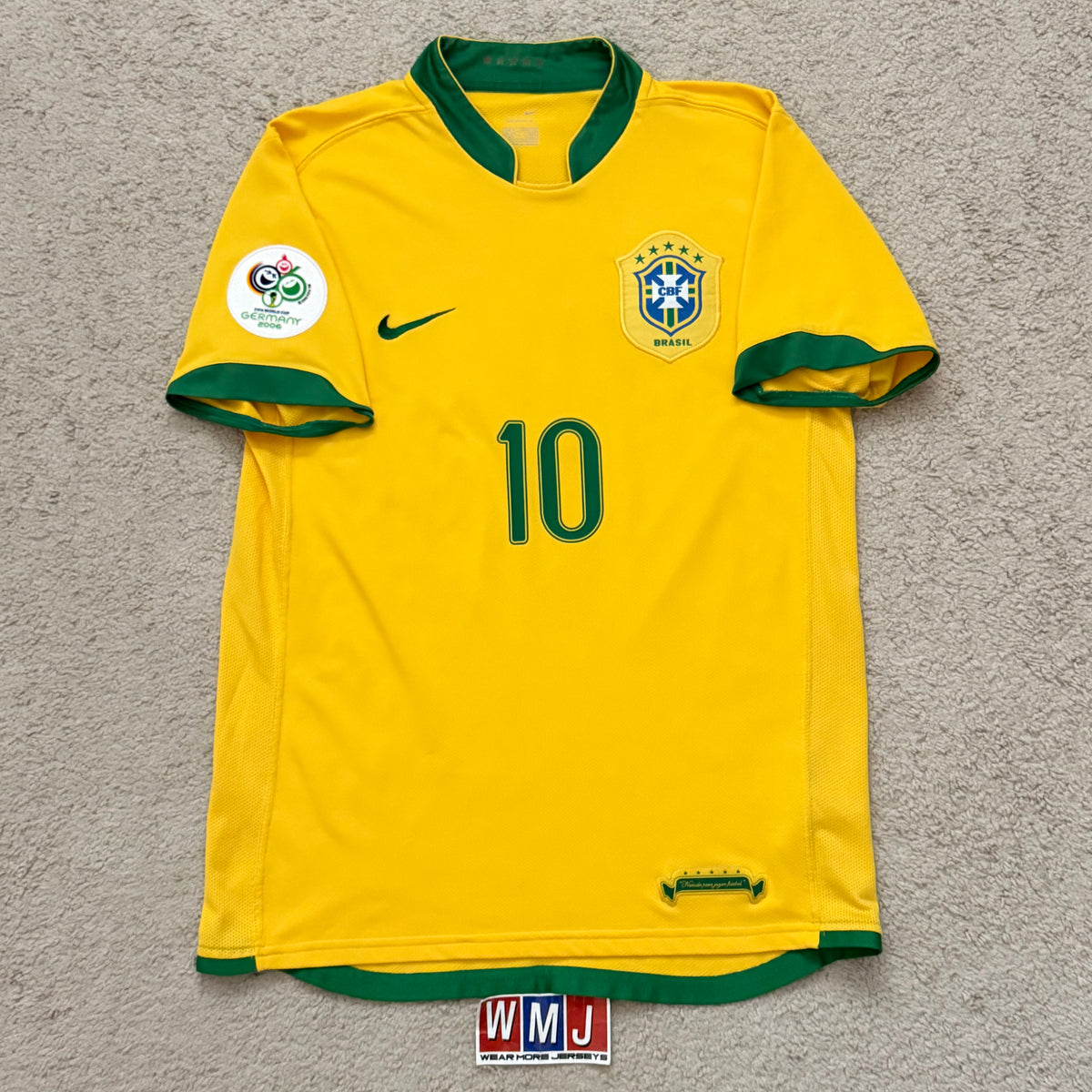 Brazil 2006 World Cup home x Ronaldinho #10 (M)