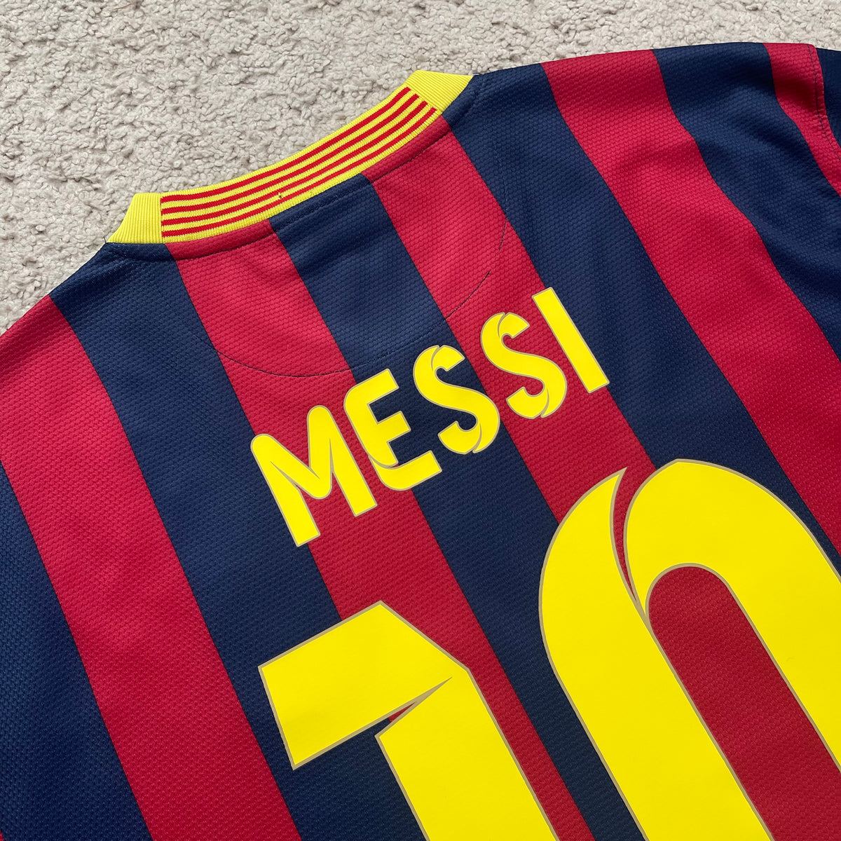 Barcelona 2013/14 home LONG SLEEVES x Messi #10 (XL)