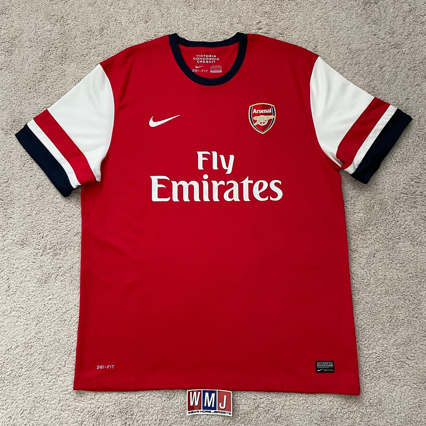 Arsenal 2013/14 home x Mikel Arteta #8 (XL)