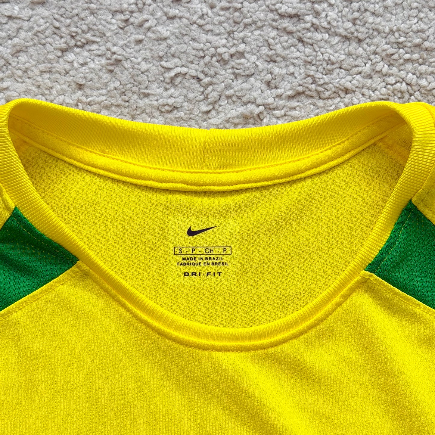 Brazil 2002 World Cup home #10 (S, fits like M)