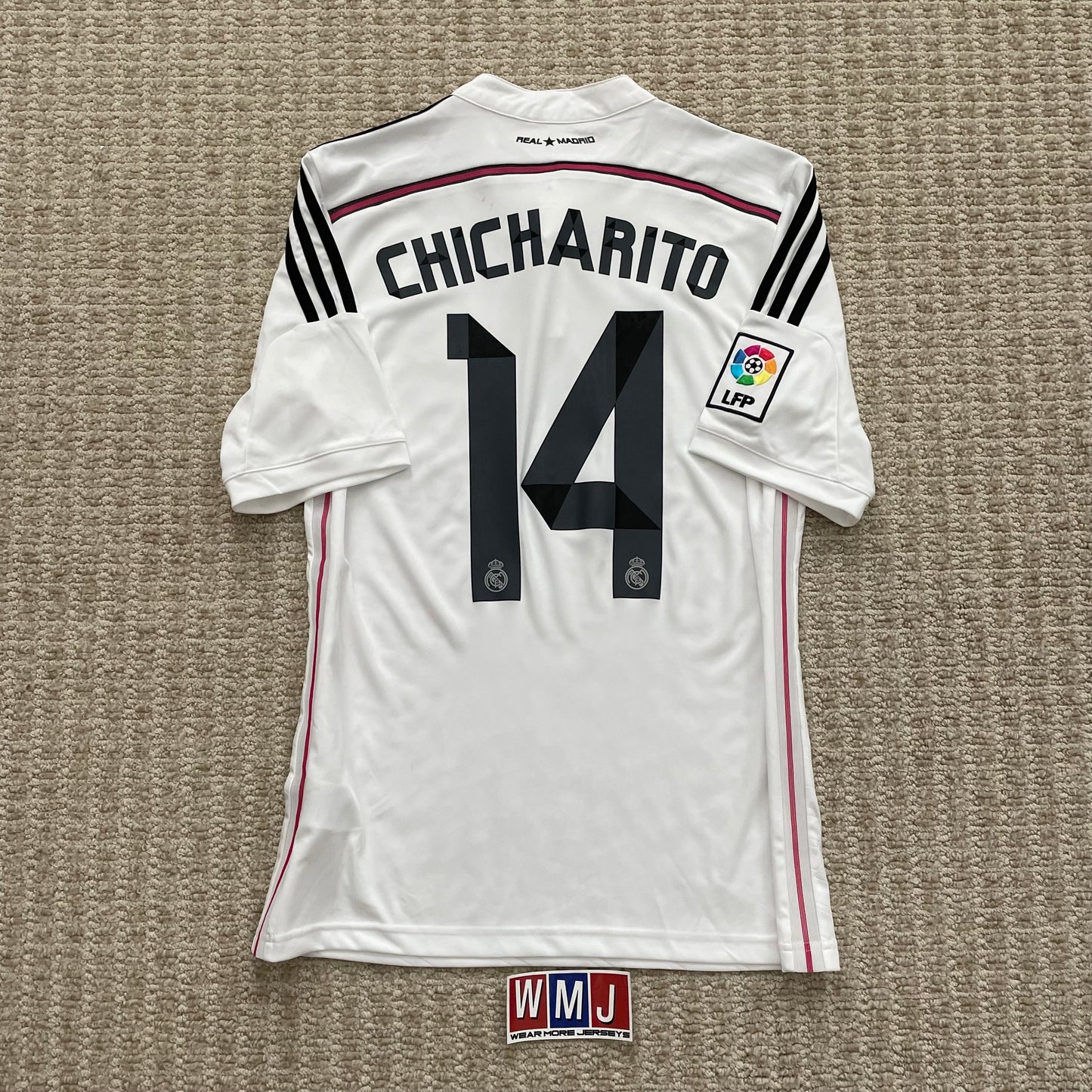 Real Madrid 2014/15 home x Chicharito Hernandez #14 (S)