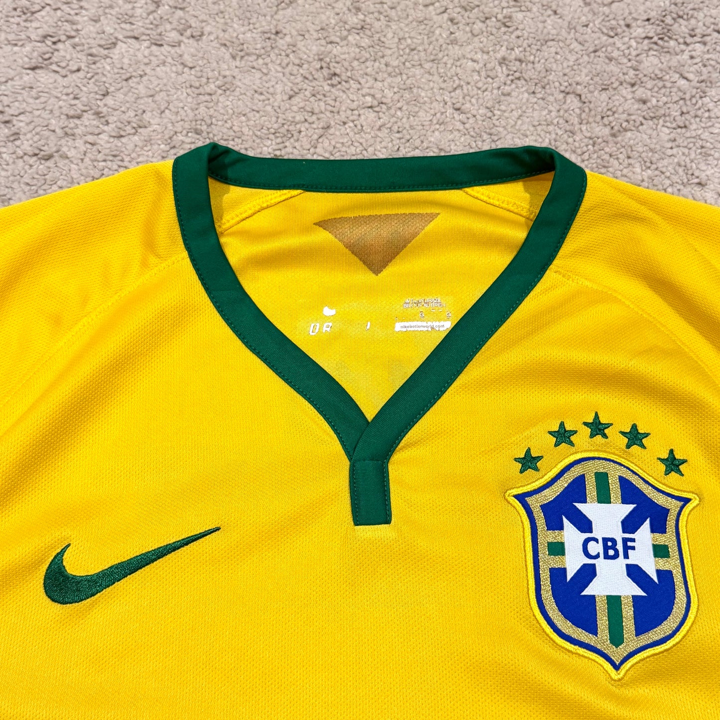 Brazil 2014 World Cup home x Neymar Jr #10 (L)