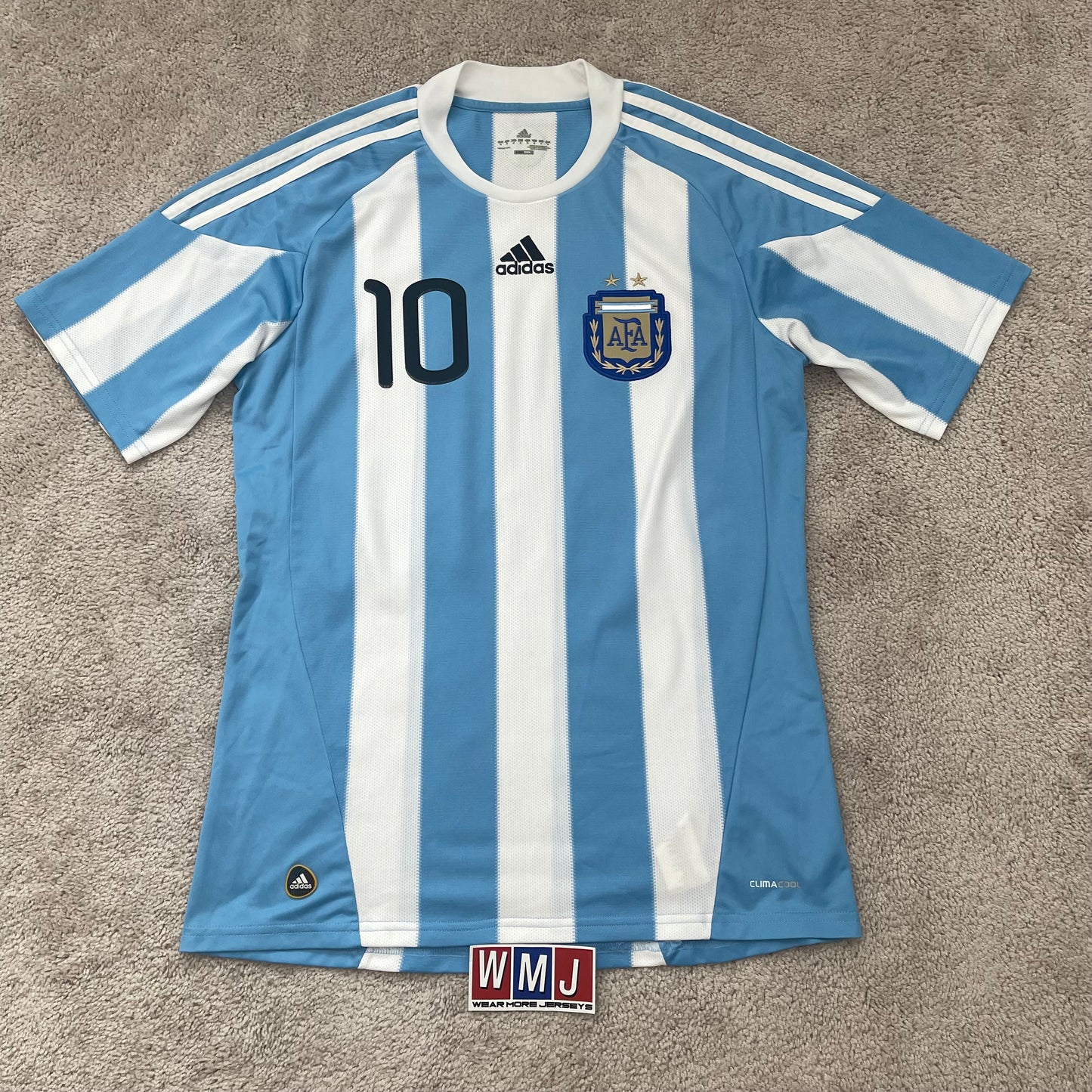 Argentina 2010 World Cup home x Messi #10 (M)