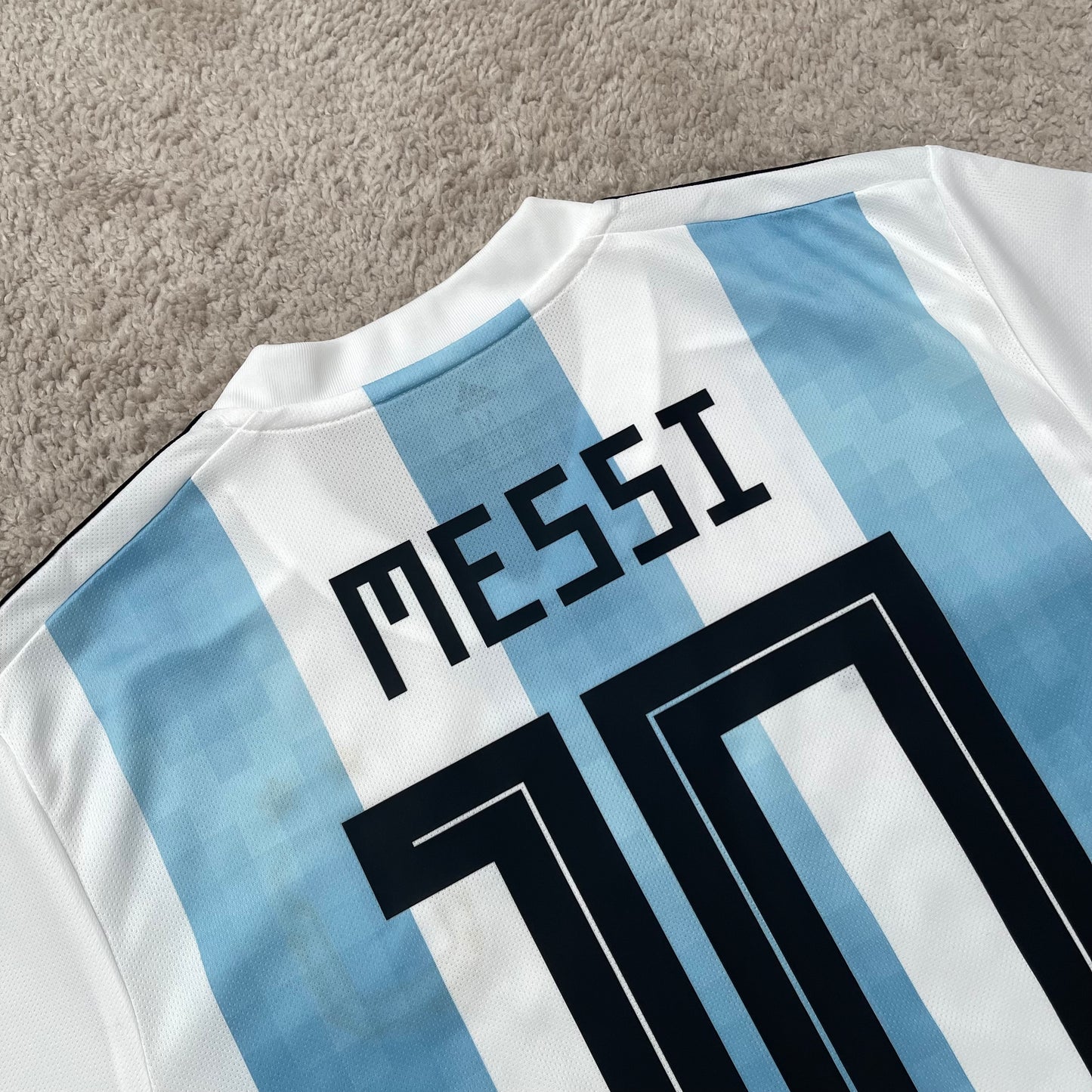 Argentina 2018 World Cup home x Messi #10 (M)