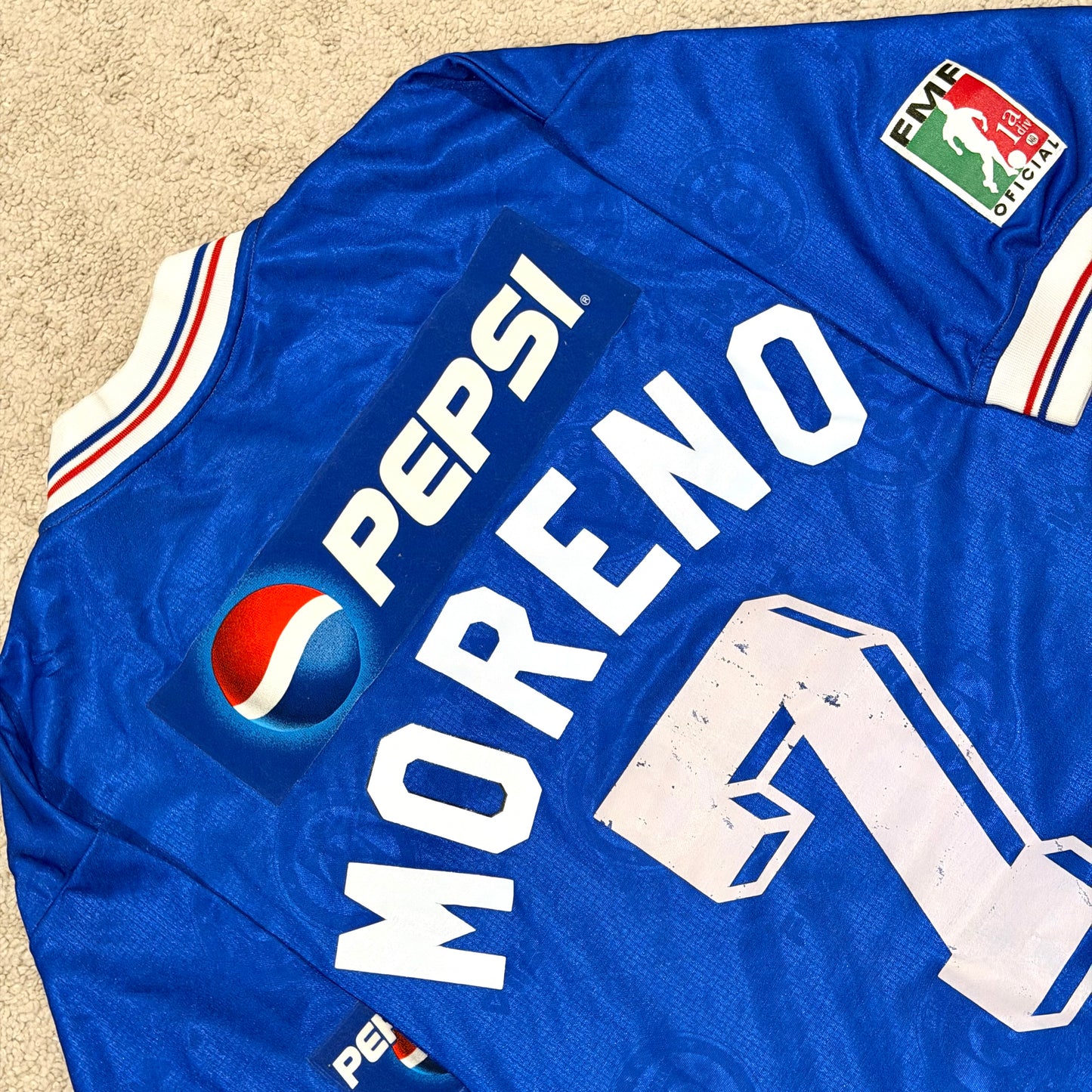 Cruz Azul 1999/2000 home x Joaquin Moreno #7 (XL)