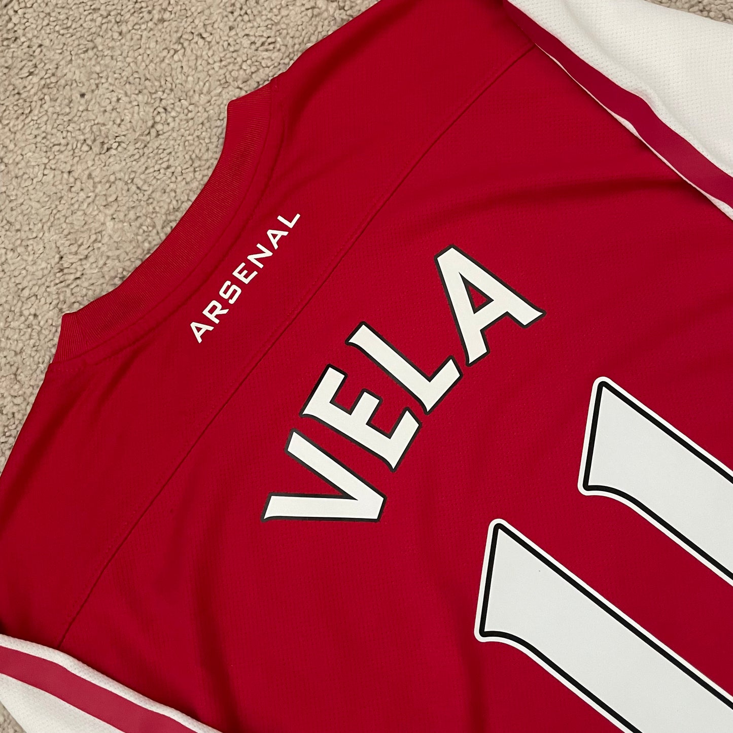 Arsenal 2011/12 home 125th Anniversary x Carlos Vela #11 (M)