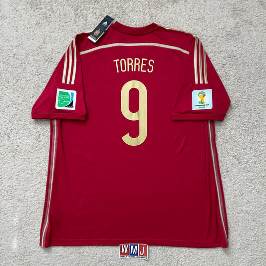 Spain 2014 World Cup home x Fernando 'El Niño' Torres #9 (XXL) *BRAND NEW WITH TAGS