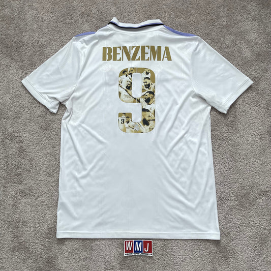 Real Madrid 2022/23 home SPECIAL EDITION BALLON D'OR TRIBUTE x Karim Benzema #9 (L)