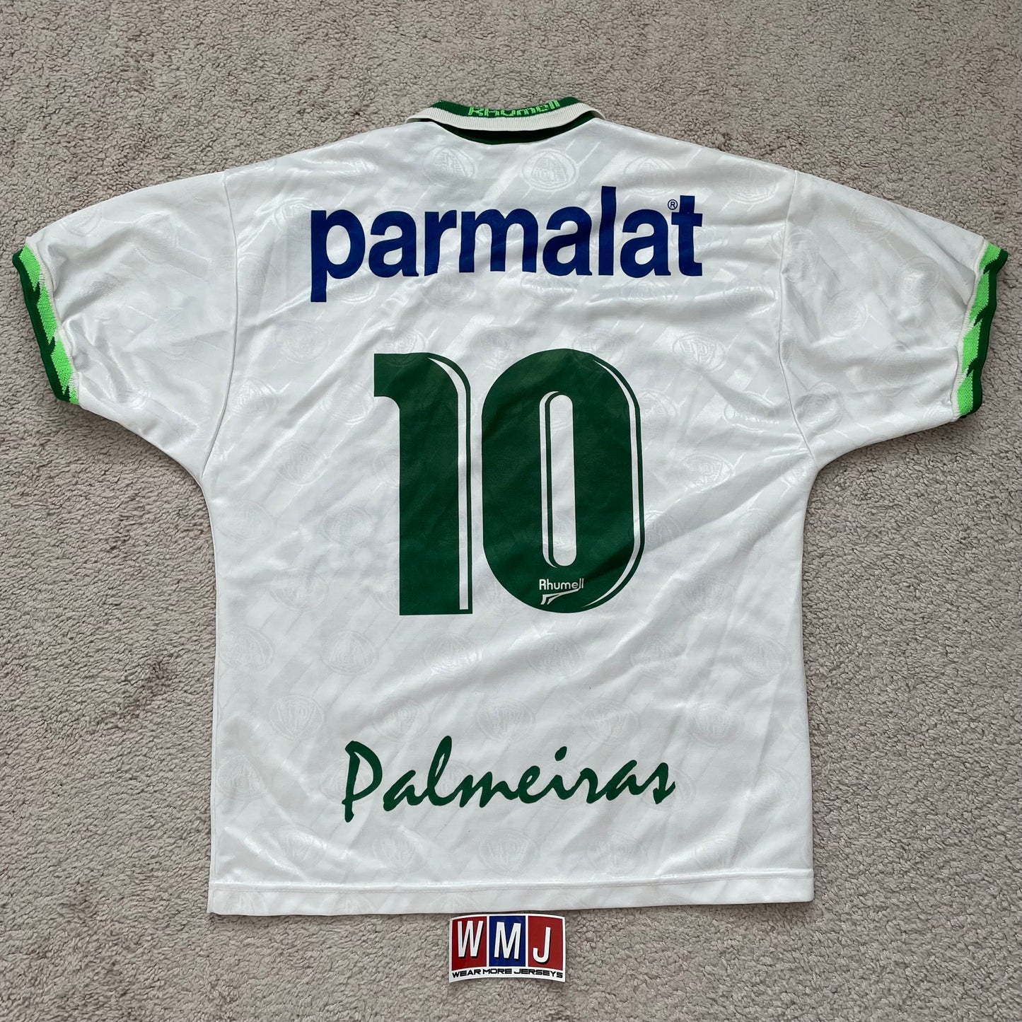 Palmeiras 1996 away x Djalminha #10 (S, runs BIG. Fits like a M, check measurements)