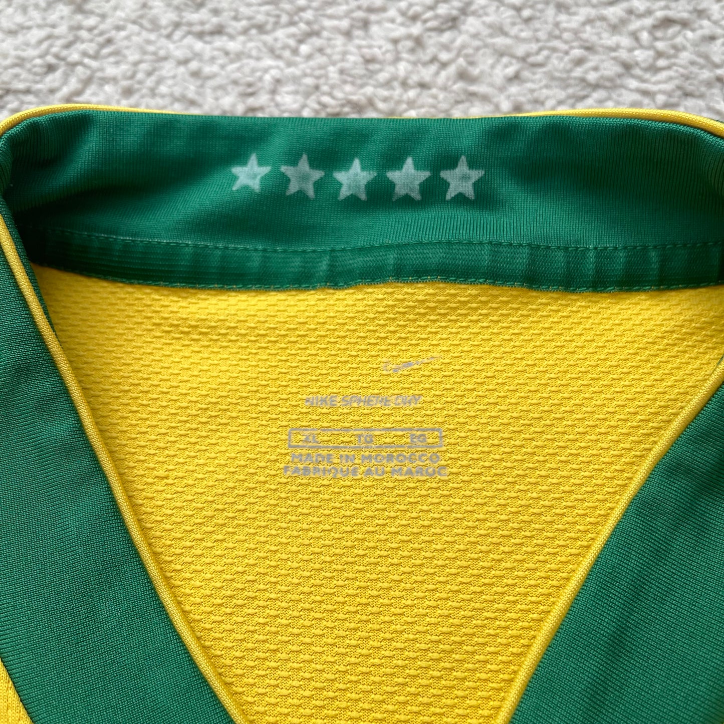 Brazil 2006 World Cup home x Ronaldinho #10 (XL)