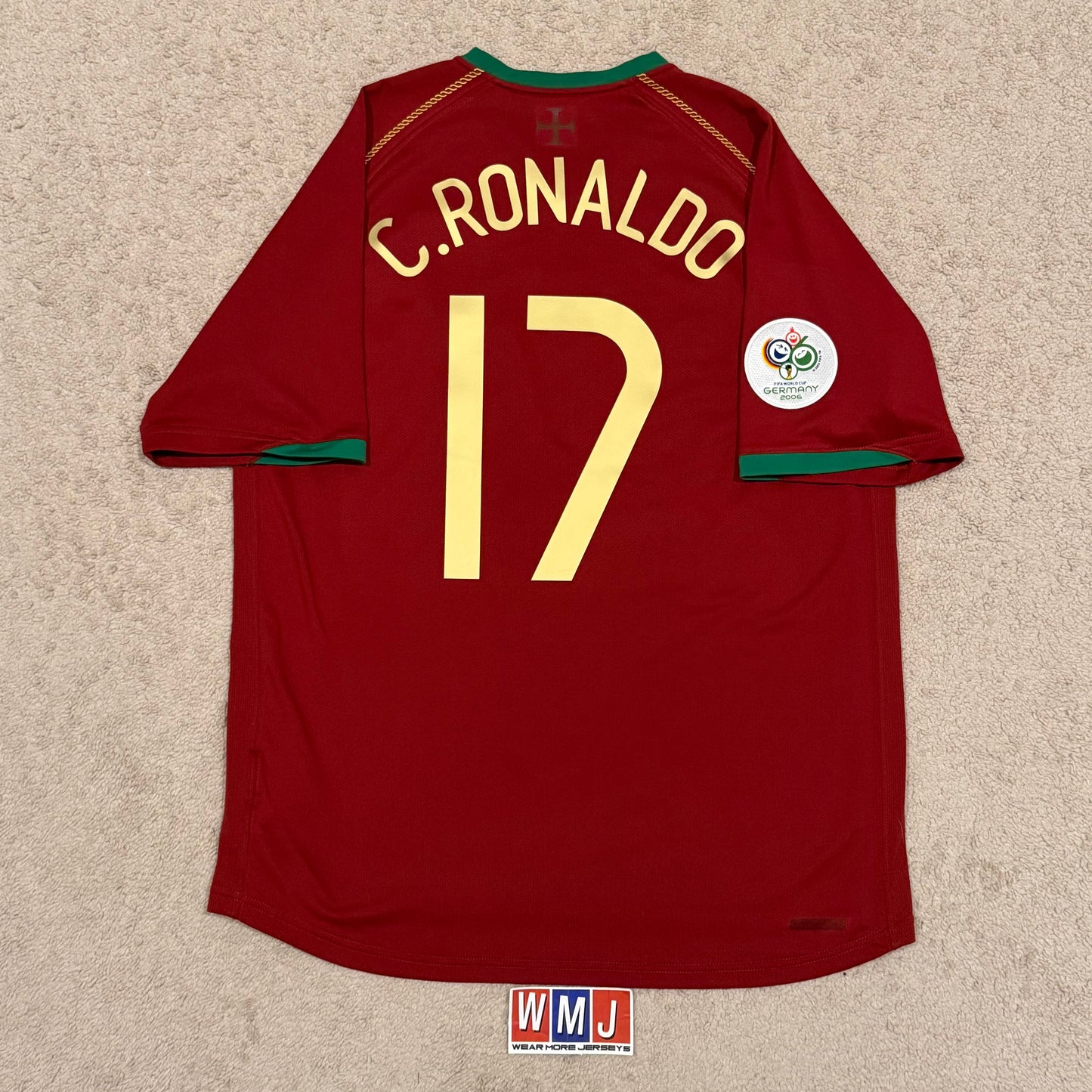 Portugal 2006 World Cup home x Cristiano Ronaldo #17 (L)