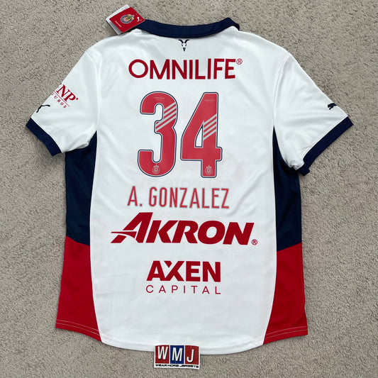 Chivas 2024/25 home x Armando 'Hormiga' González #34 (L) *BRAND NEW WITH TAGS