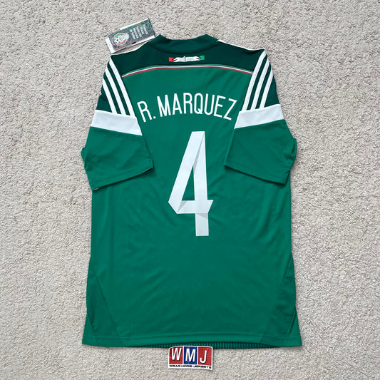 Mexico 2014 World Cup home x Rafa Marquez #4 (S) *BRAND NEW WITH TAGS