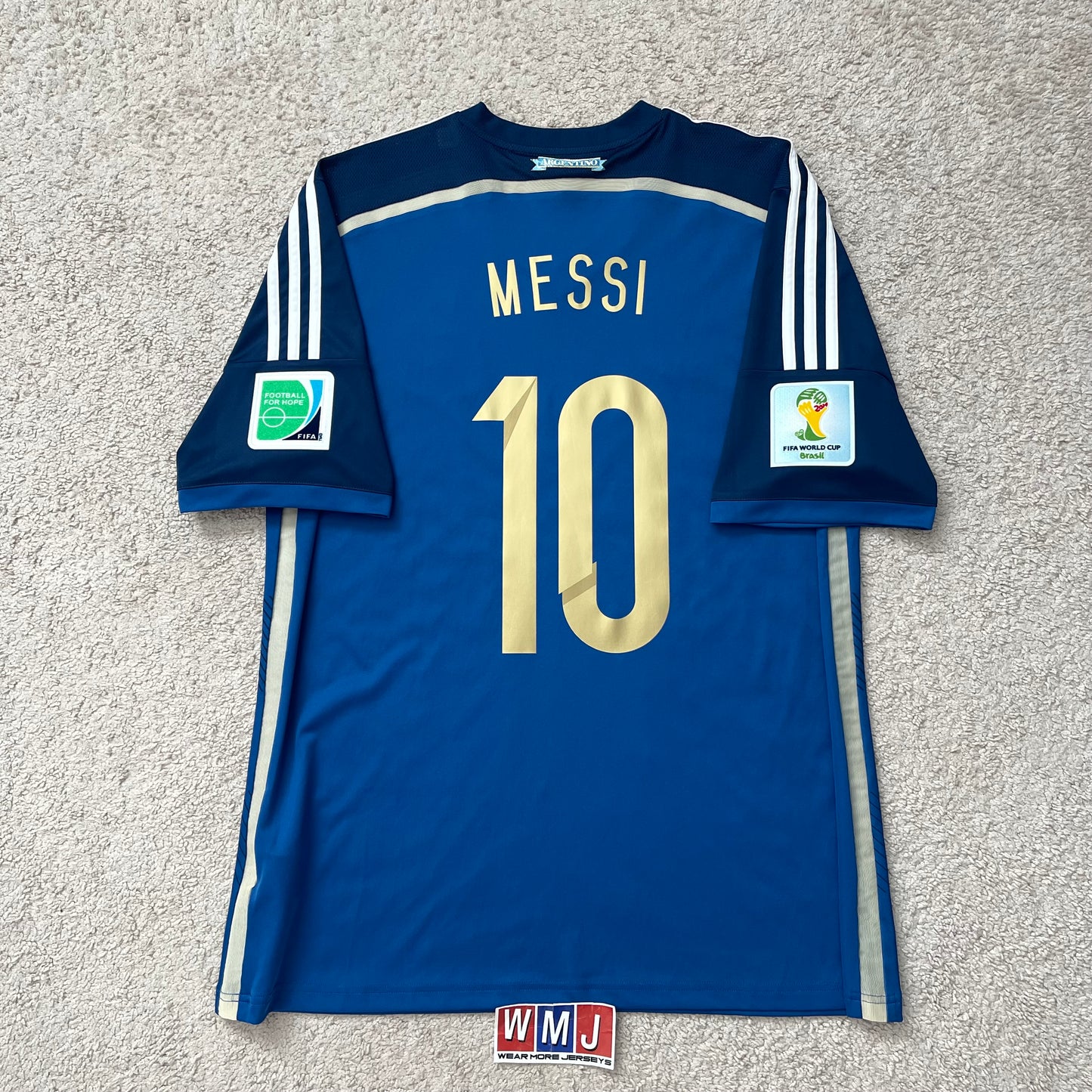 Argentina 2014 World Cup away x Messi #10 (XL)