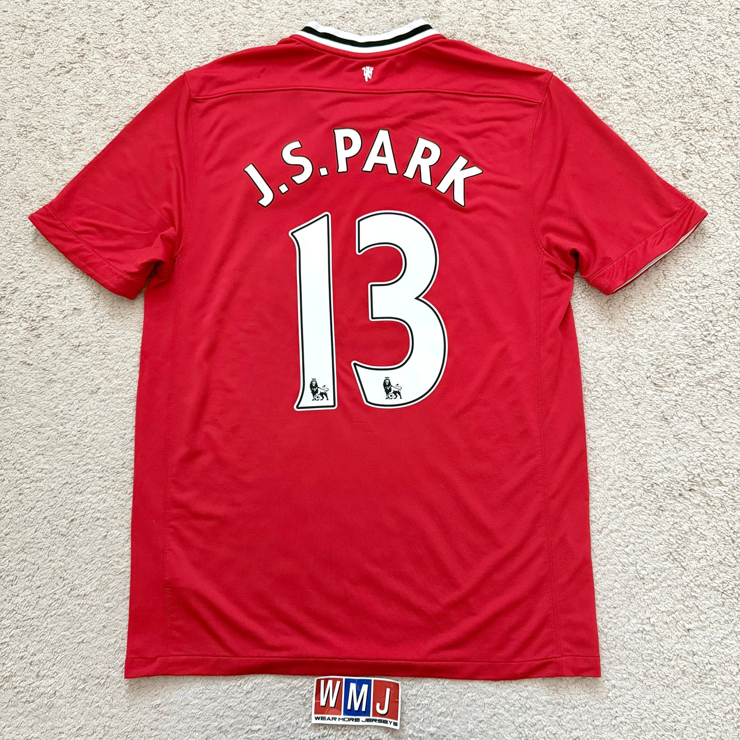 Manchester United 2011/12 home x Ji Sung Park #13 (L)