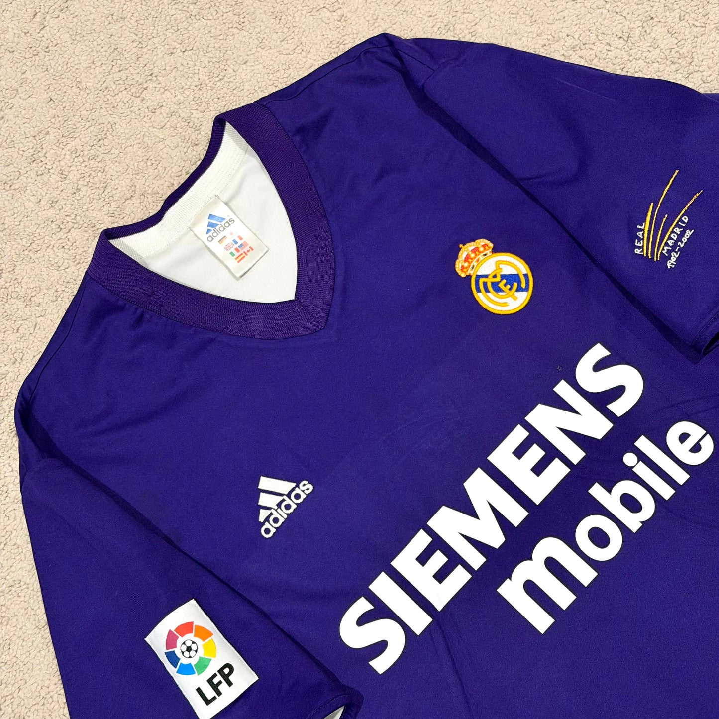 Real Madrid 2002/03 third 100th Anniversary REVERSIBLE x Zinedine Zidane #5 (XL)