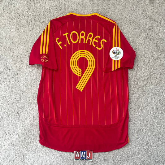 Spain 2006 World Cup home x Fernando 'El Niño' Torres #9 (M)