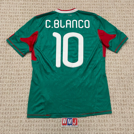 Mexico 2010 World Cup home x Cuauhtémoc Blanco #10 (M)