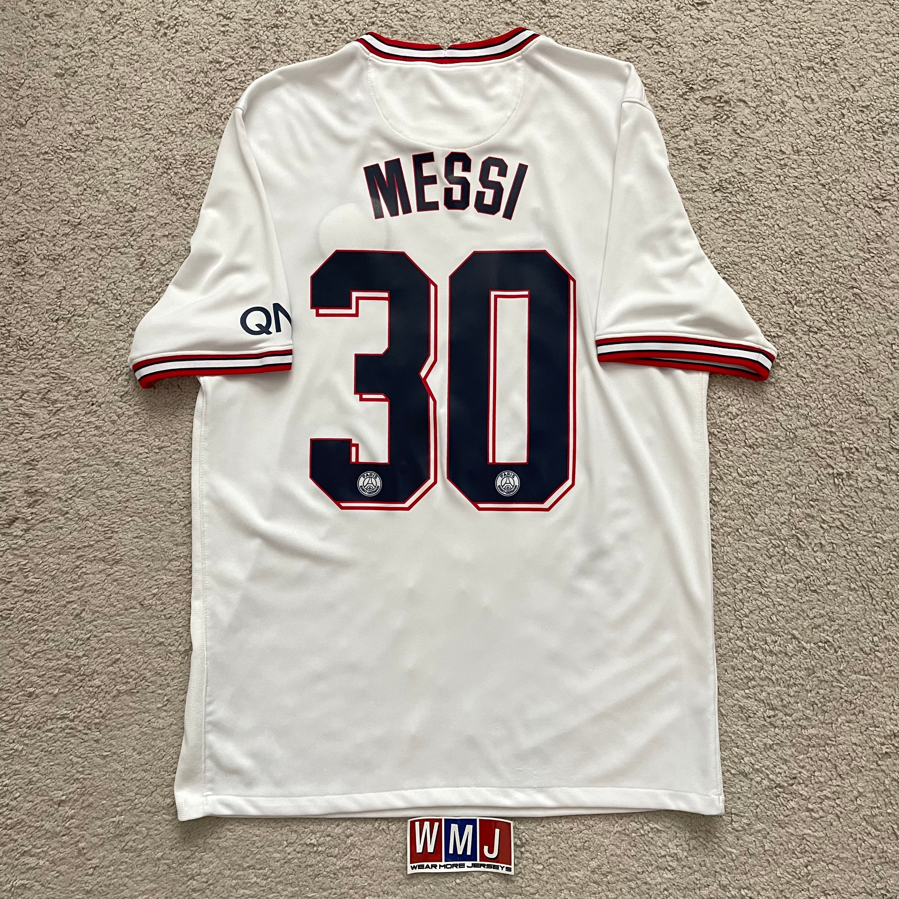 2022PSGユニ　NO.30 メッシ 2022/23 PSG Authentic Away Jersey #30 Messi Medium Jordan