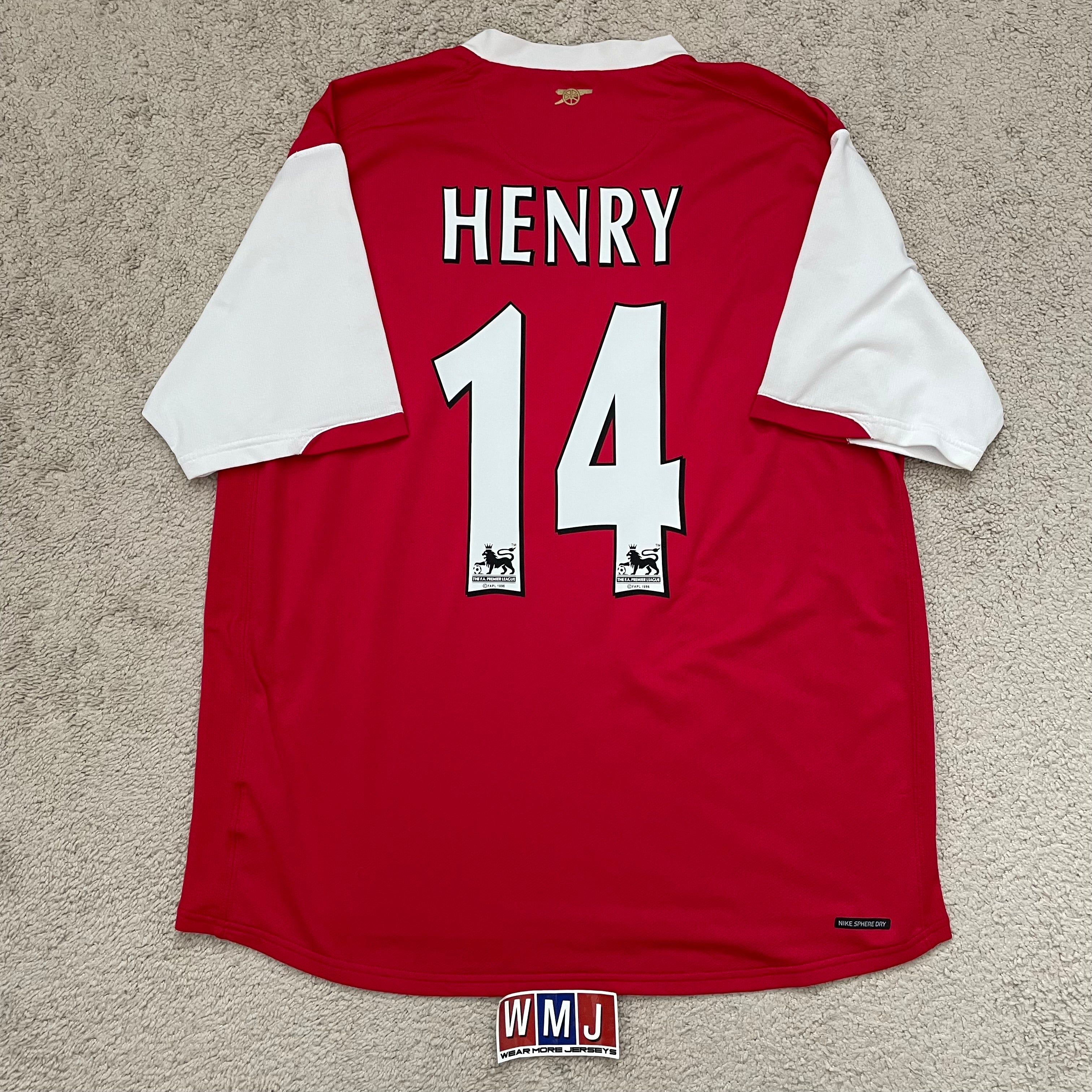 Arsenal 2007/08 home x Thierry Henry #14 (XL) – Wear More
