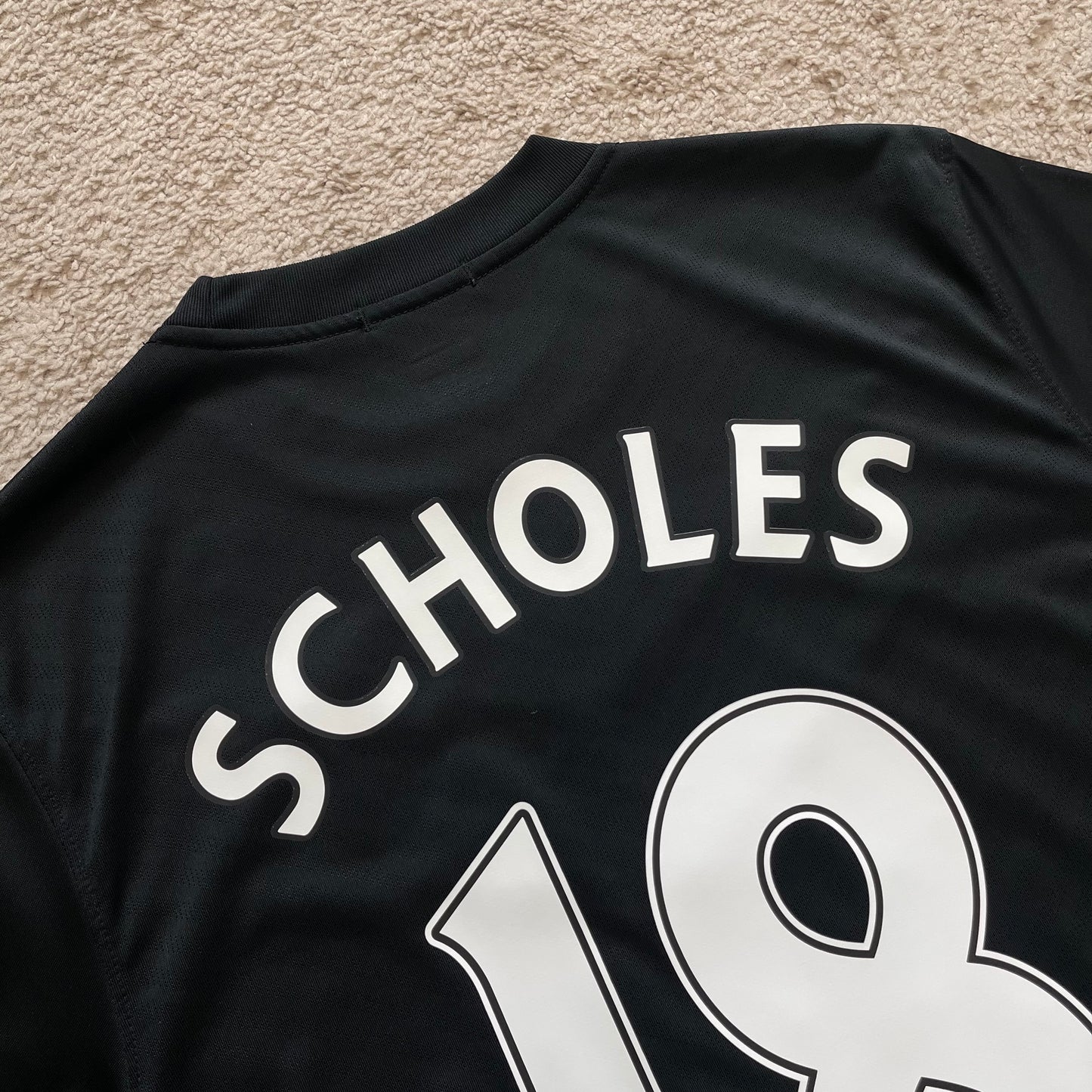 Manchester United 2009/10 away x Paul Scholes #18 (M)