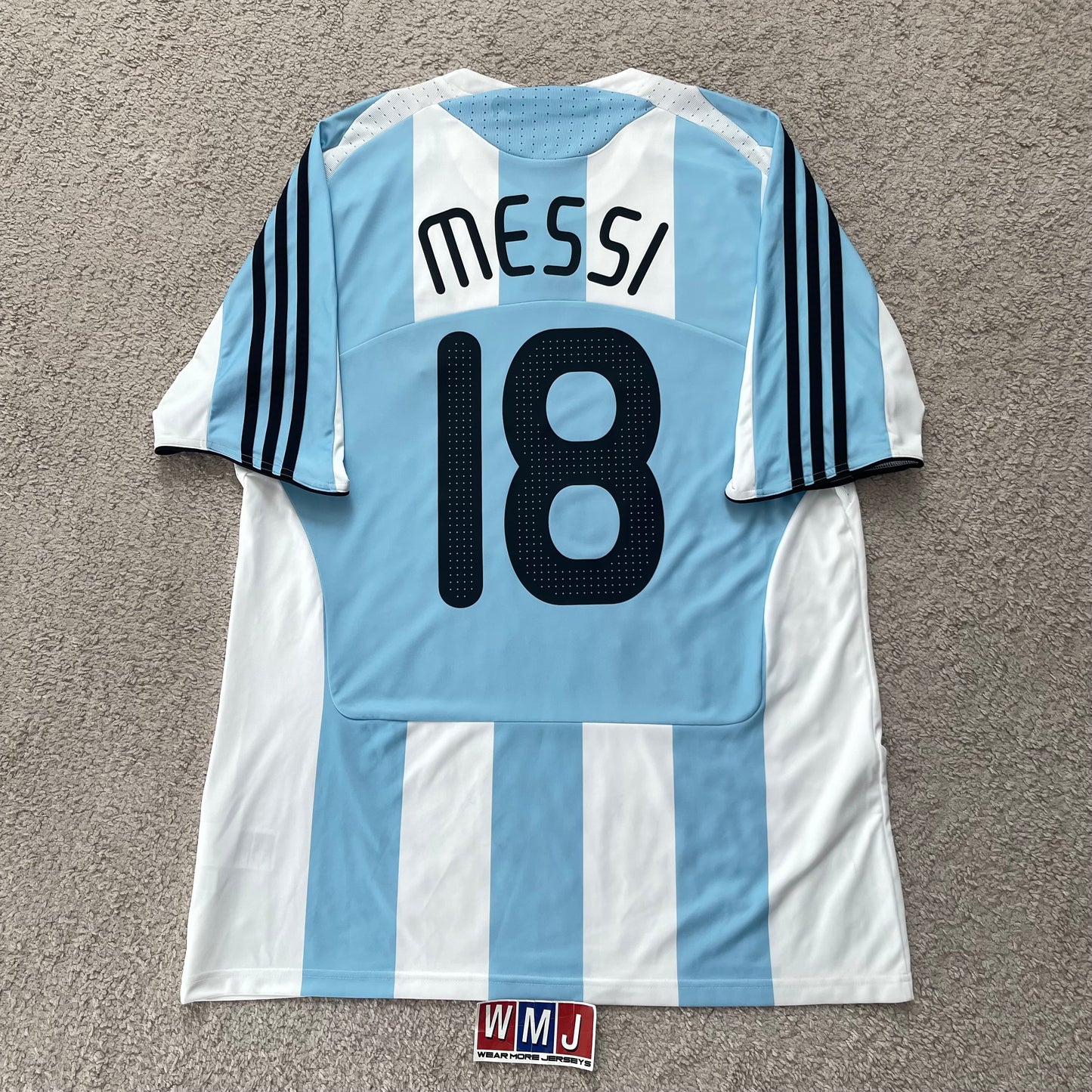 Argentina 2007/09 home x Messi #18 (XL)