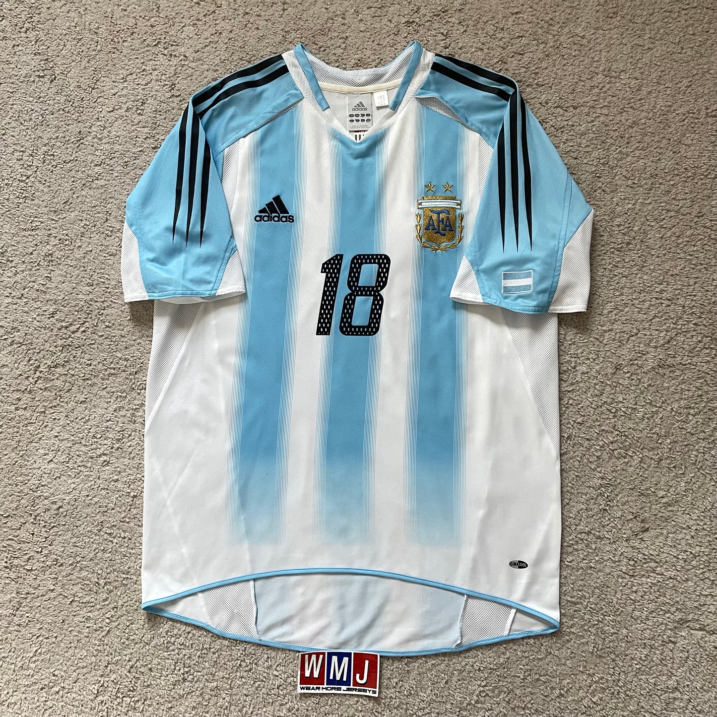 Argentina 2004/05 home x Messi #18 (M)