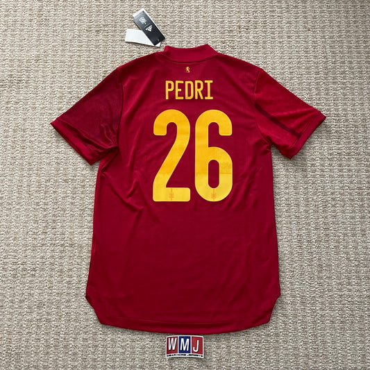 Spain EURO 2020 home PLAYER VERSION x Pedri #26 (M) *BRAND NEW WITH TAGS