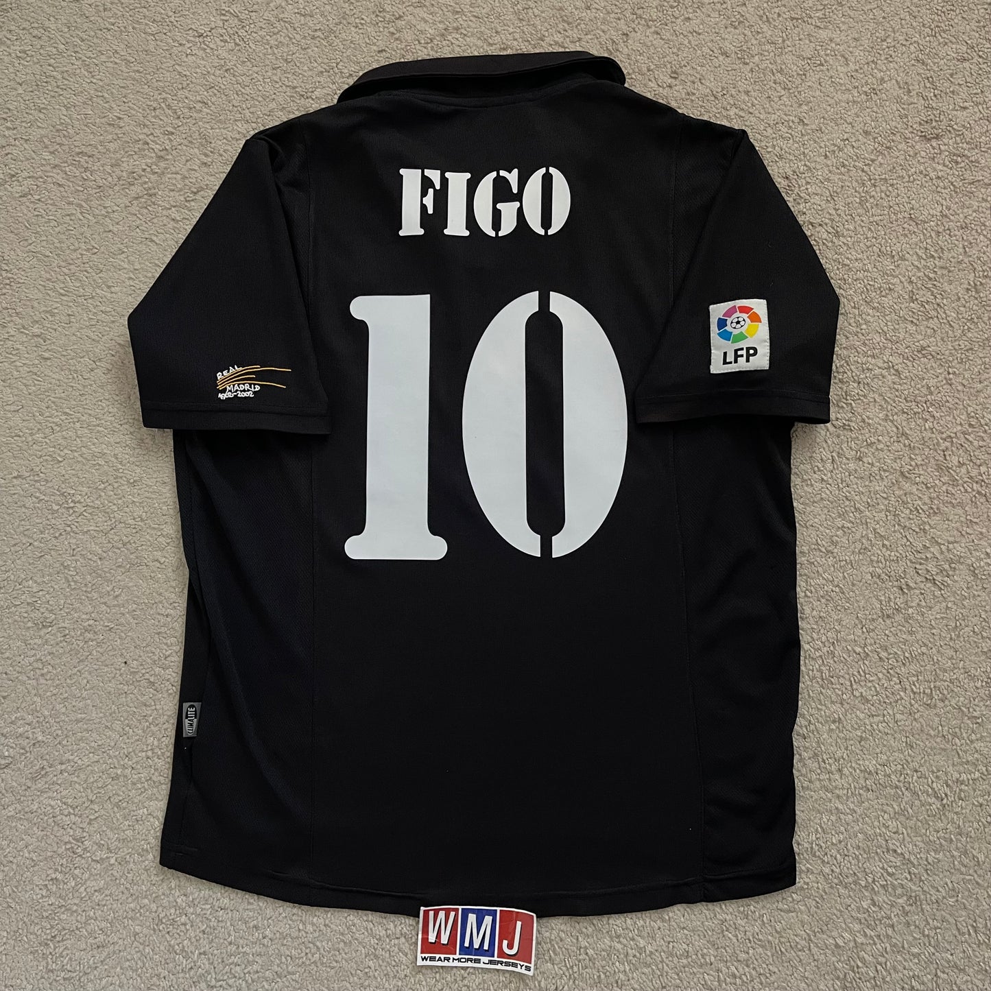 Real Madrid 2002/03 away 100th Anniversary x Luis Figo #10 (M)